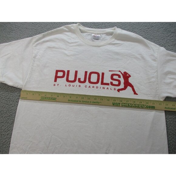 Albert Pujols St Louis Cardinal Shirt Mens Extra Large Baseball MLB Short Sleeve - Picture 7 of 9